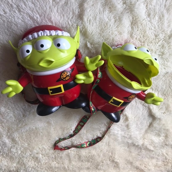 Disneyland 2018 Xmas Alien PopcornBucket - Picture 1 of 1
